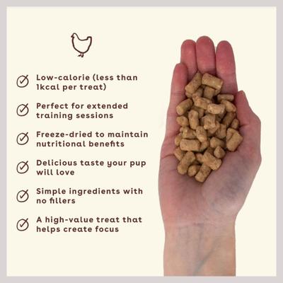 Show full view: Pupford Beef Liver + Chicken Training Freeze-Dried Dog Treats slide 9 of 10