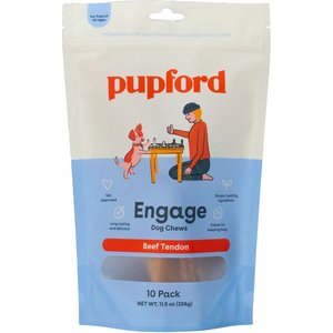 Pupford Beef Tendon Dog Chews, 10 count