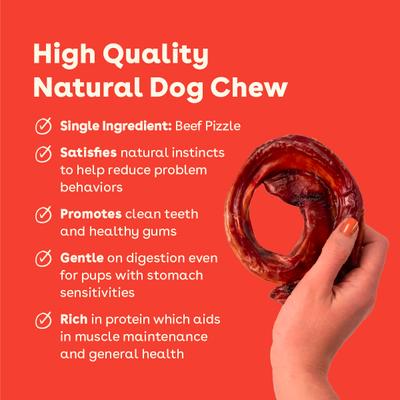 Show full view: Pupford Bully Teething Rings Dog Chews, 3 count slide 3 of 10