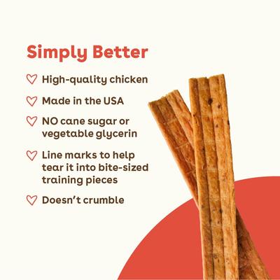 Show full view: Pupford Chicken High-Protein Jerky Dog Treats, 10-oz bag slide 4 of 9