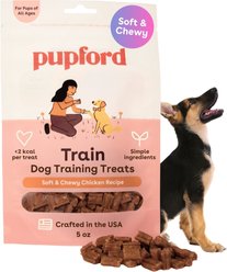 Pupford Chicken Soft & Chewy Training Dog Treats, 5-oz pouch