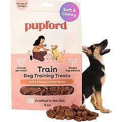 Pupford Chicken Soft & Chewy Training Dog Treats, 5-oz pouch