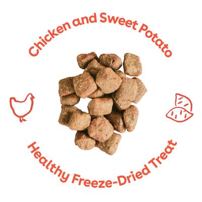 Show full view: Pupford Chicken & Sweet Potatoes Natural Freeze-Dried Dog Treats, 8-oz pouch slide 3 of 10