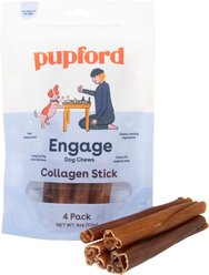 Pupford Collagen Stick Dog Treat, 4-oz bag
