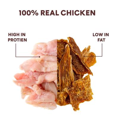 Show full view: Pupford Crunchy Chicken High-Protein Jerky Dog Treats, 4-oz bag slide 4 of 11