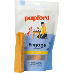 Pupford Himalayan Yak Cheese Large Dog Chew, 3 count