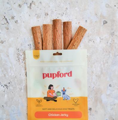 Show full view: Pupford Chicken High-Protein Jerky Dog Treats, 8-oz bag slide 4 of 9