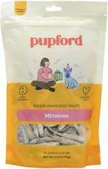 Pupford Minnows Limited Ingredient Freeze-Dried Dog Treats, 2.8-oz pouch
