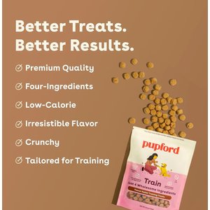 Pupford Peanut Butter Limited-Ingredient Training Dog Treats, 5-oz bag