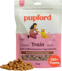 Pupford Peanut Butter Limited-Ingredient Training Dog Treats, 5-oz bag