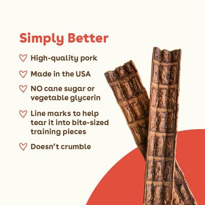 Show full view: Pupford Pork High-Protein Jerky Dog Treats, 10-oz bag slide 4 of 9