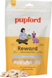 Pupford Reward Banana Chips Natural Freeze-Dried Dog Treats, 6-oz bag