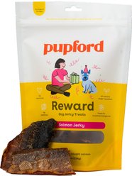 Pupford Salmon High-Protein Jerky Dog Treats, 8-oz bag