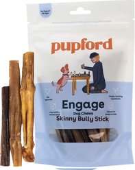 Pupford Skinny Bully Stick Dog Chews, 5-oz bag