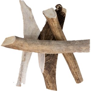 Pupford Split Elk Antler Dog Chew, 3 count