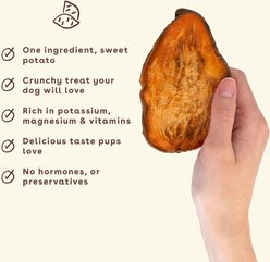 Pupford Sweet Potato Natural Jerky Dog Treats, 4-oz bag slide 2 of 7