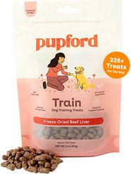 Pupford Train Beef Liver Natural Freeze-Dried Dog Treats, 2-oz bag