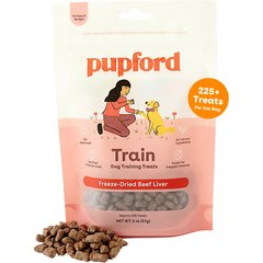 Pupford Train Beef Liver Natural Freeze-Dried Dog Treats, 2-oz bag