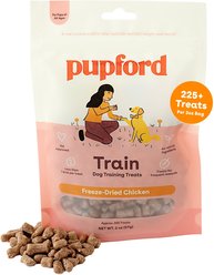 Pupford Train Chicken Natural Freeze-Dried Dog Treats, 2-oz bag