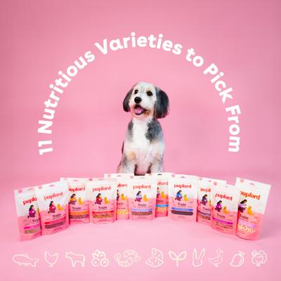 Show full view: Pupford Train Duck & Veggies Natural Freeze-Dried Dog Treats, 5-oz pouch slide 8 of 10