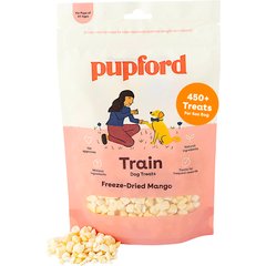 Pupford Train Mango Natural Freeze-Dried Dog Treats, 2-oz pouch