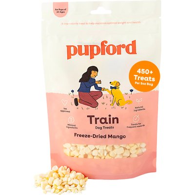 Pupford Pupford Train Mango Natural Freeze-Dried Dog Treats, 2-oz pouch
