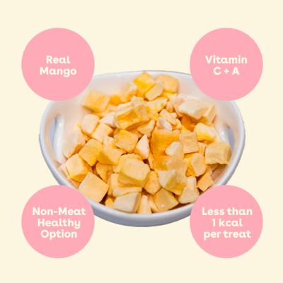 Show full view: Pupford Train Mango Natural Freeze-Dried Dog Treats, 2-oz pouch slide 6 of 10