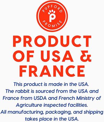 Show full view: Pupford Train Rabbit Natural Freeze-Dried Dog Treats, 2-oz bag slide 10 of 13