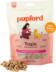 Pupford Train Salmon Natural Freeze-Dried Dog Treats, 2-oz bag