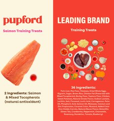 Pupford Train Salmon Natural Freeze-Dried Dog Treats, 4-oz bag slide 2 of 9