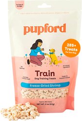 Pupford Train Shrimp High-Protein Freeze-Dried Dog Treats, 2-oz bag