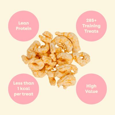 Show full view: Pupford Train Shrimp High-Protein Freeze-Dried Dog Treats, 2-oz bag slide 6 of 10