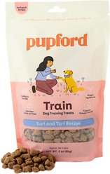 Pupford Train Surf & Turf Natural Freeze-Dried Dog Treats, 3-oz pouch