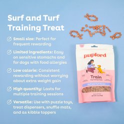 Pupford Train Surf & Turf Natural Freeze-Dried Dog Treats, 3-oz pouch slide 2 of 8