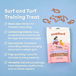Pupford Train Surf & Turf Natural Freeze-Dried Dog Treats, 5-oz pouch slide 2 of 8