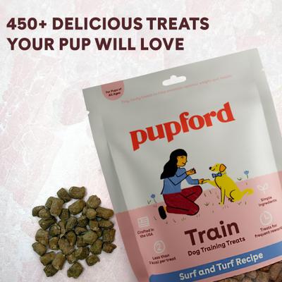 Show full view: Pupford Train Surf & Turf Natural Freeze-Dried Dog Treats, 5-oz pouch slide 8 of 10