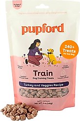Pupford Train Turkey & Veggies Natural Freeze-Dried Dog Treats, 5-oz pouch