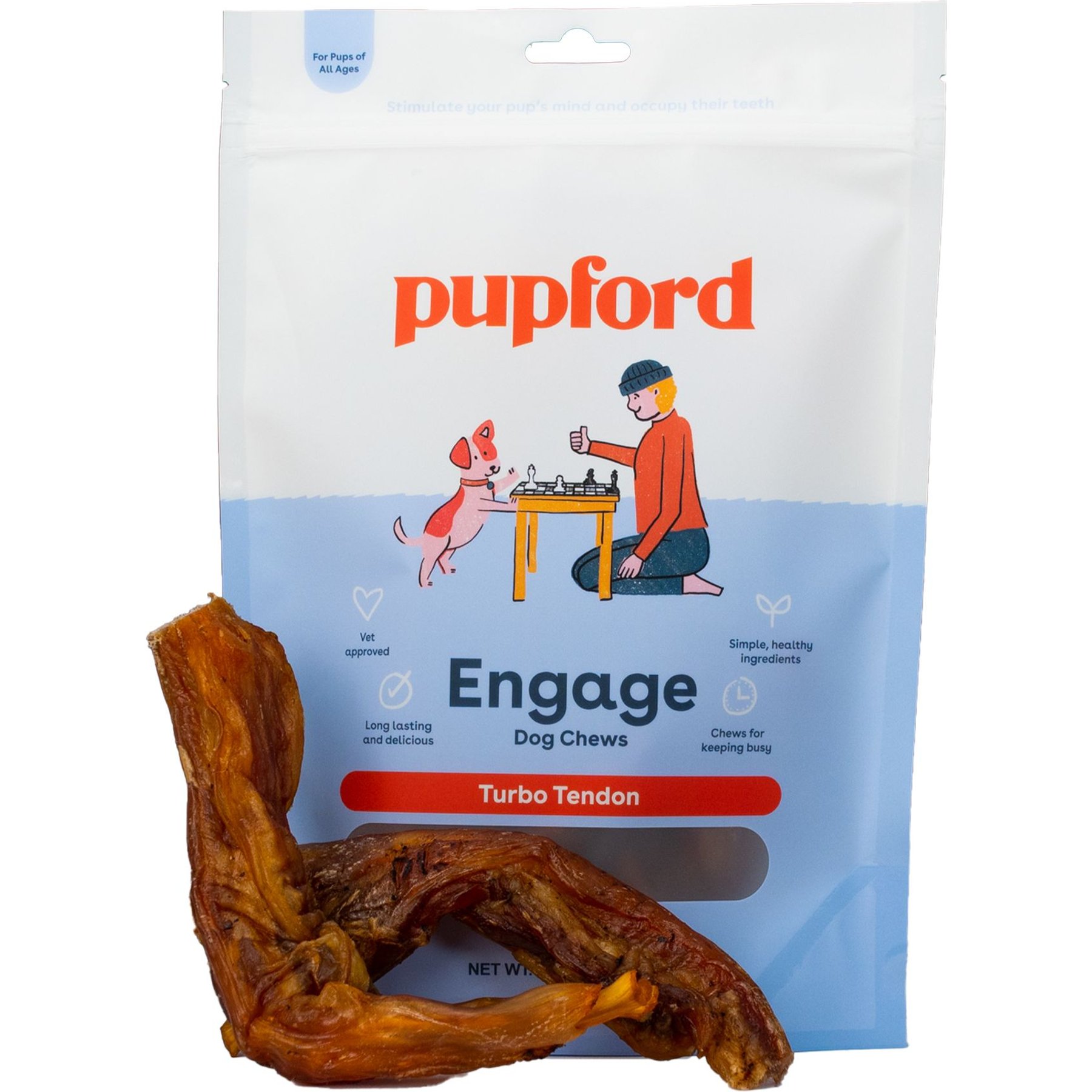 Pupford Turbo Tendon Dog Chews, 5 count