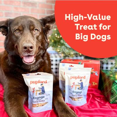 Show full view: Pupford Turkey Tendons Dog Chews, 10 count slide 7 of 11