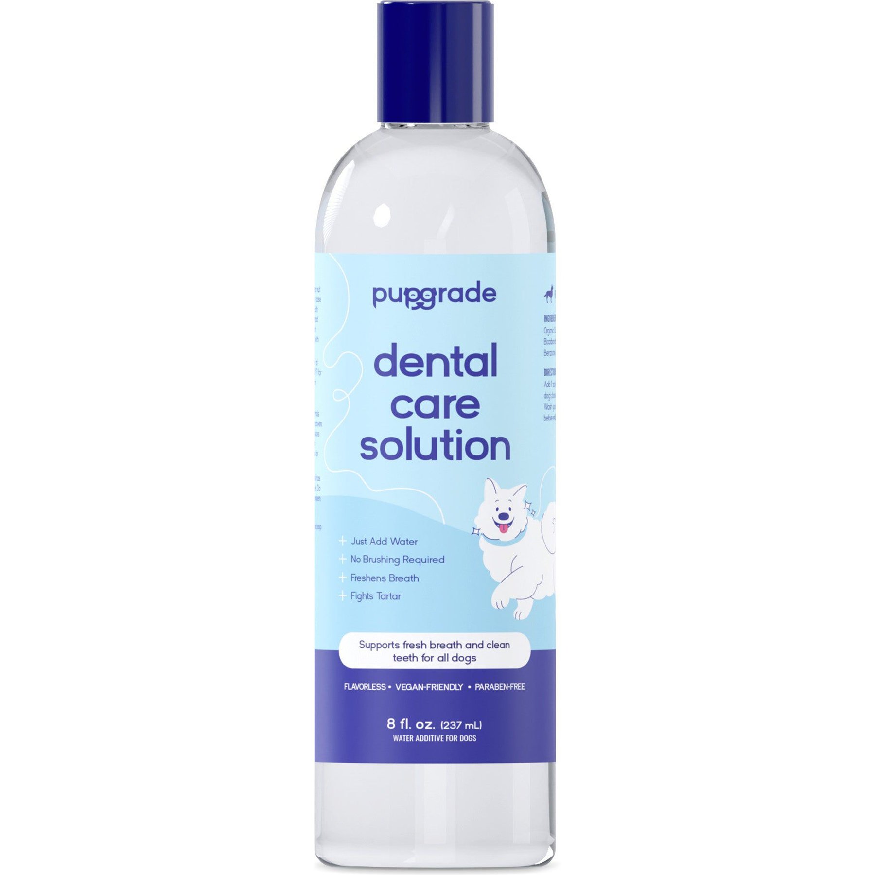 PupGrade Dental Care Solution Dog Dental Water Additive, 8-fl oz bottle