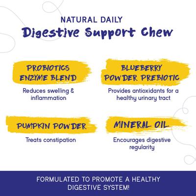 Show full view: PupGrade Digestive Support Supplement for Dogs, 60 count slide 4 of 7