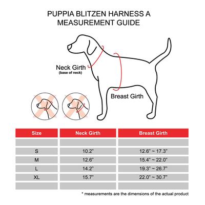 Show full view: Puppia Blitzen A Dog Harness, Checkered Red, Small: 12.6 to 17.3-in chest slide 5 of 6