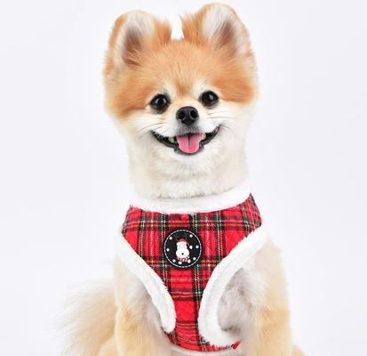 Show full view: Puppia Blitzen A Dog Harness, Checkered Red, X-Large: 22 to 30.7-in chest slide 3 of 5
