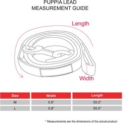 Puppia Botanical Dog Leash, Navy, Large slide 2 of 2