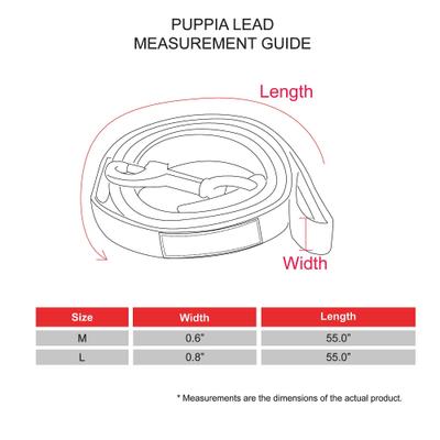 Show full view: Puppia Botanical Dog Leash, Navy, Large slide 2 of 2