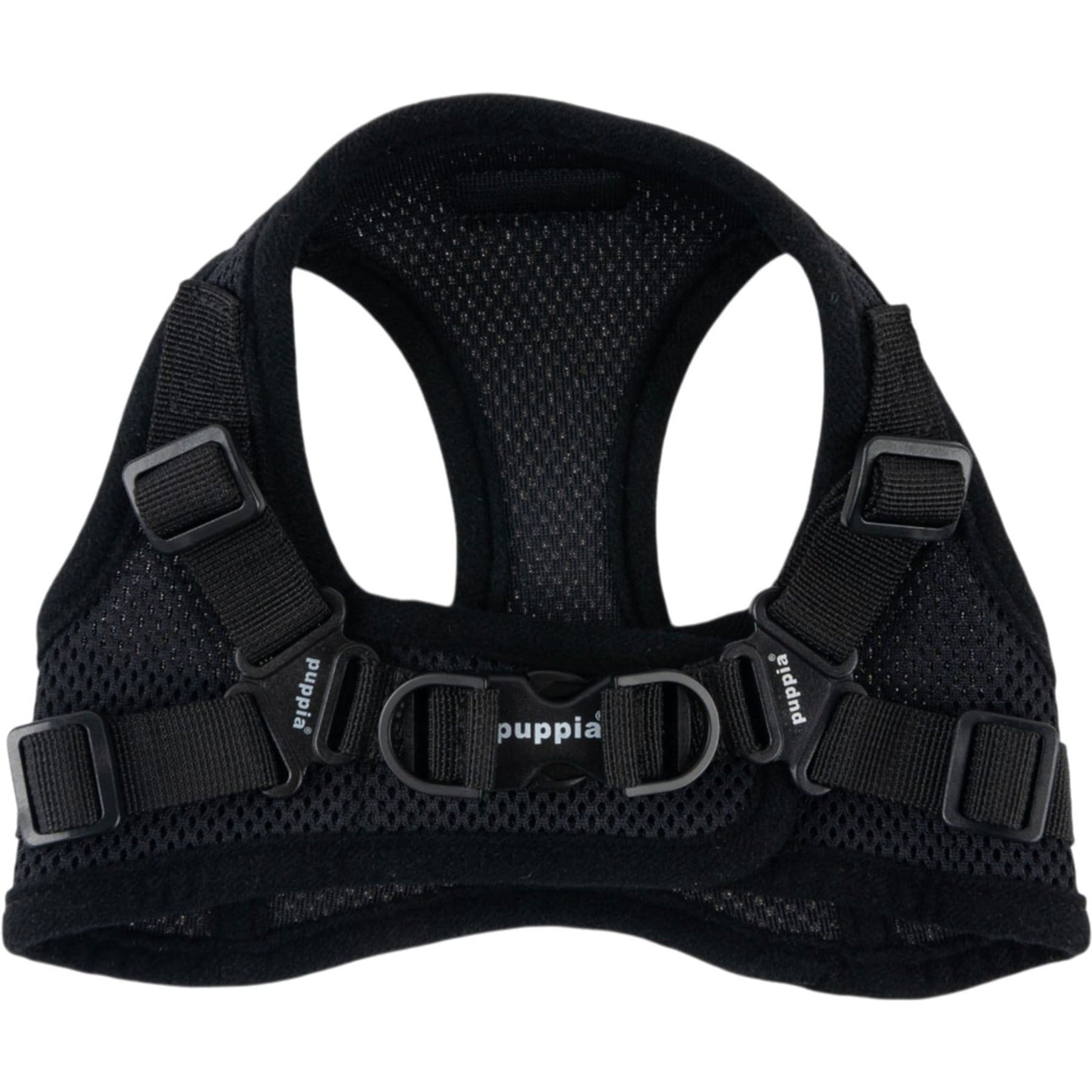 Puppia Flex Air Vest No-Pull Dog Harness, Black, 28 to 30-in chest