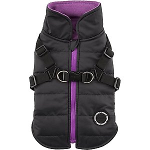Puppia Mountaineer II Coat Dog Harness, Black, X-Large: 22.8-in chest