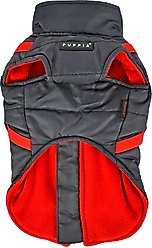 Puppia Mountaineer II Coat Dog Harness, Gray, Large: 18.9-in chest slide 2 of 4