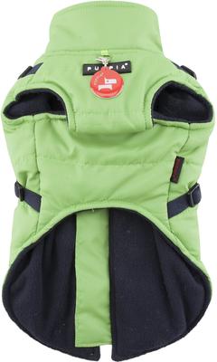 Show full view: Puppia Mountaineer II Coat Dog Harness, Green, X-Large: 22.8-in chest slide 3 of 6