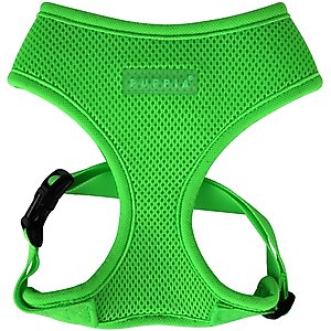 Puppia Neon Soft Dog Harness, Green, Medium
